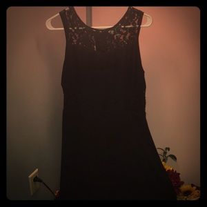 Lace black dress